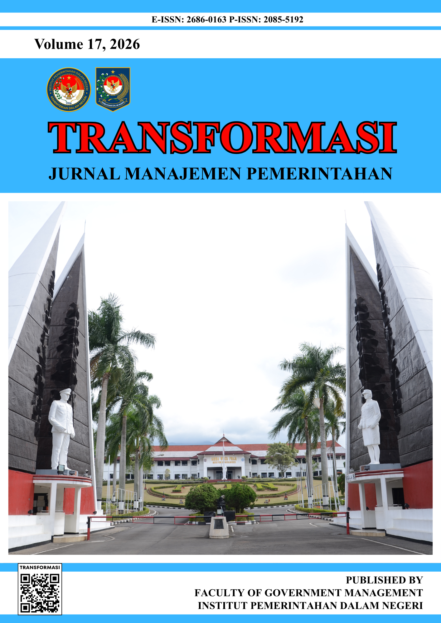 					View TRANSFORMASI: Jurnal Manajemen Pemerintahan- Vol. 18 (1), 2026
				